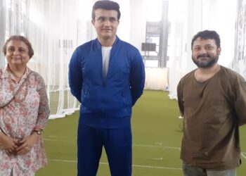Shiboprosad Mukherjee and Nandita Roy directs Sourav Ganguly for an upcoming brand commercial