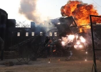 Action-packed set for ‘OM: The Battle Within’!