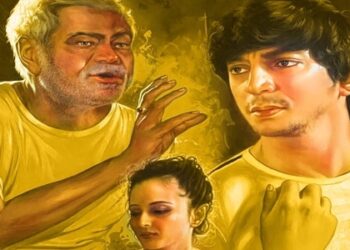 Bullet Proof Anand’s hand made poster is homage to retro Hindi crime novels!